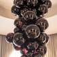Aurora Chandelier Murano Glass Grape Cluster Art Deco