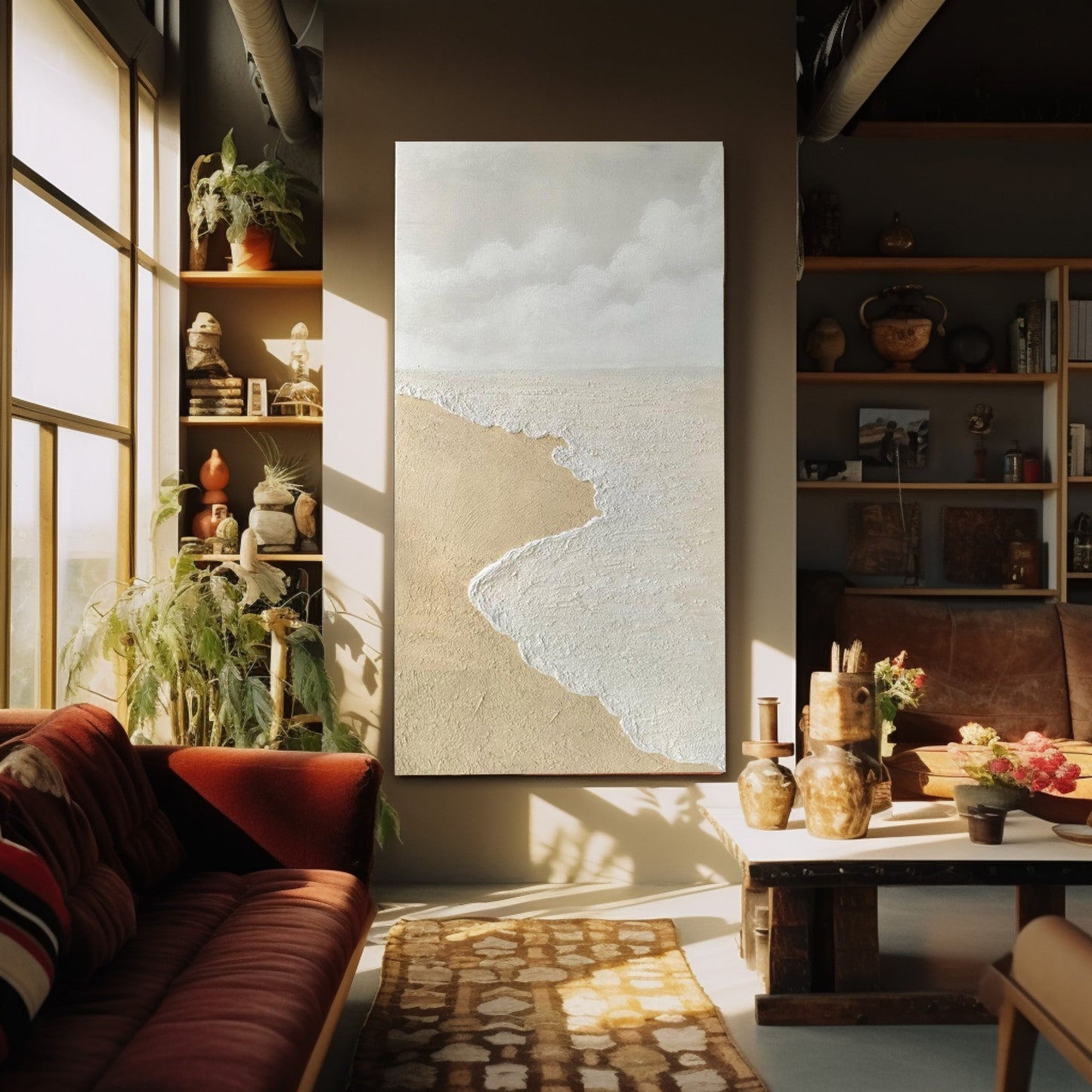 Oceane Plaster Art Texture Wall Art Painting