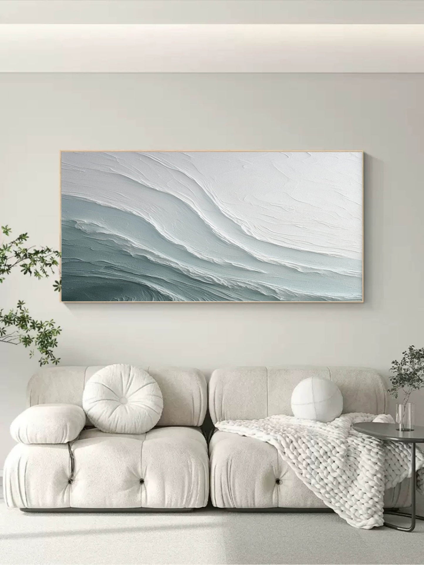 Cloudy Plaster Art Texture Painting