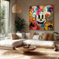 Mickey Abstract Graffiti Art