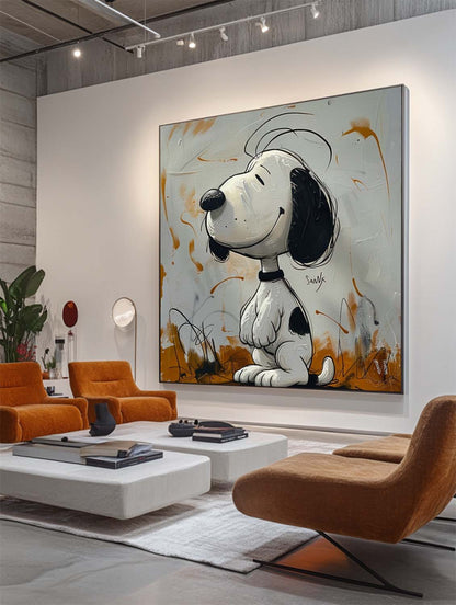Snoopy Abstract Graffiti Art