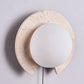 Zamaryra Semi-circular Travertine Wall Light