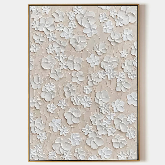 Fleur Plaster Art Texture Wall Art Painting