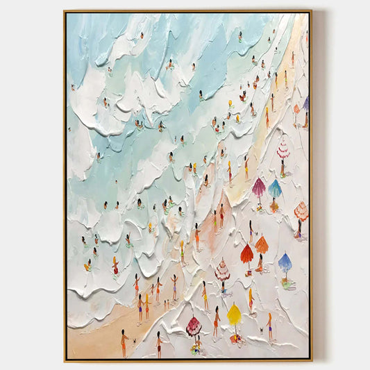 Vacation Plaster Art Texture Wall Art