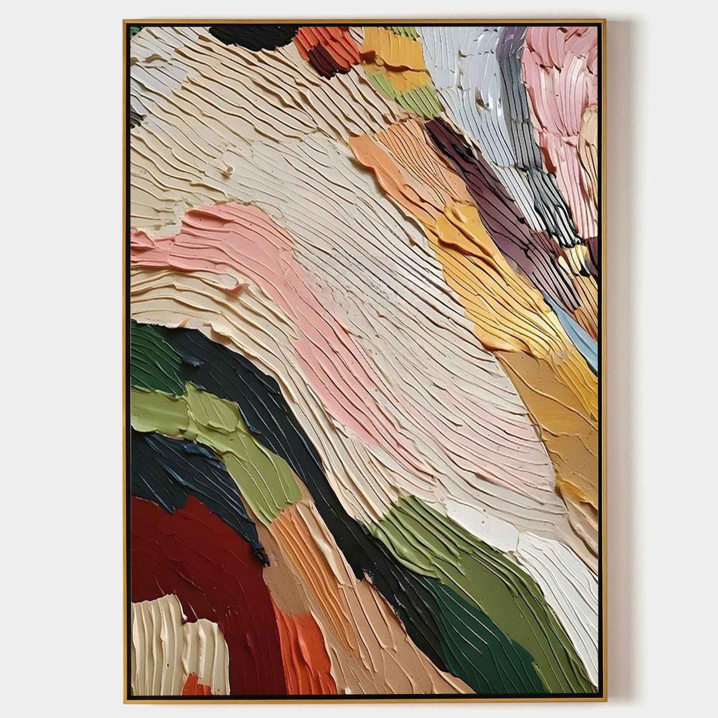 Caspian Colorful Painting Wall Art