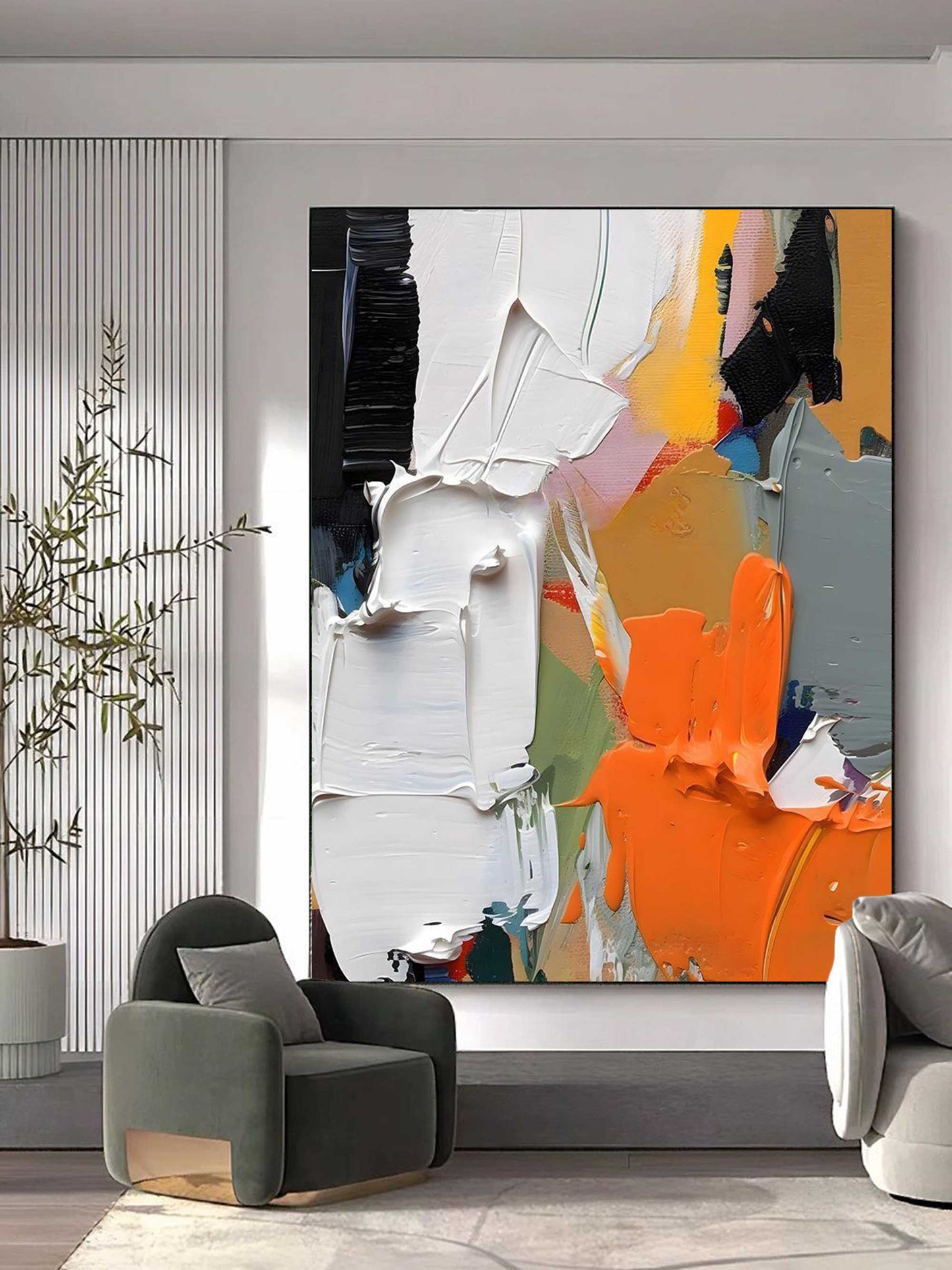 Ember Colorful Painting Wall Art