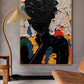 Maya Colorful Figure Wall Art