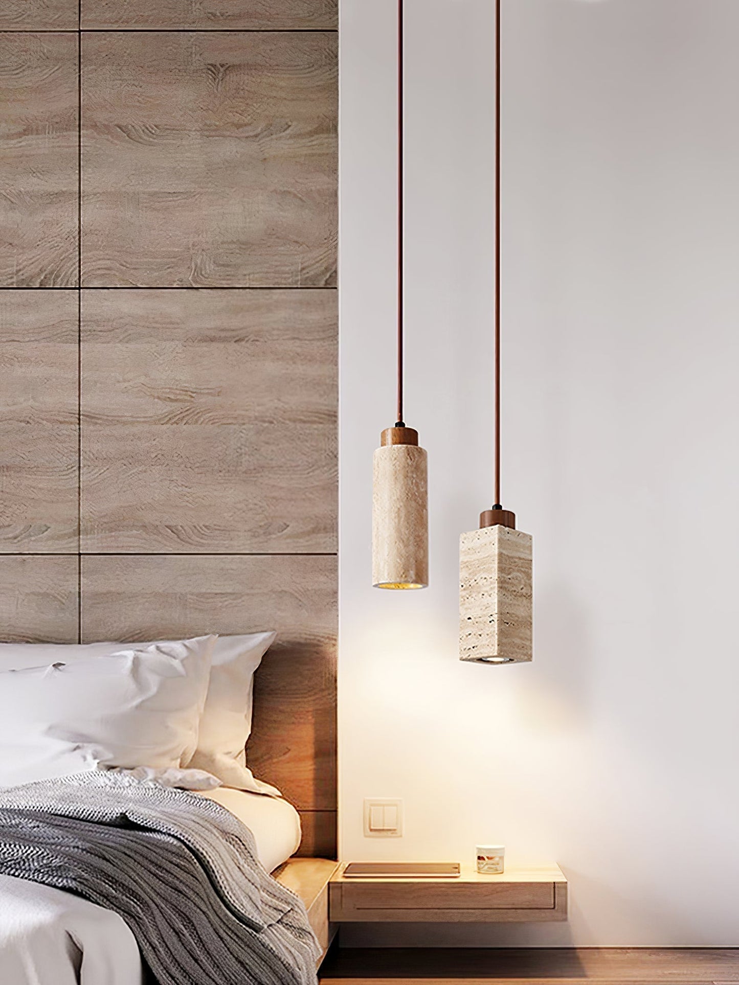 Avloris Travertine Pendant Light