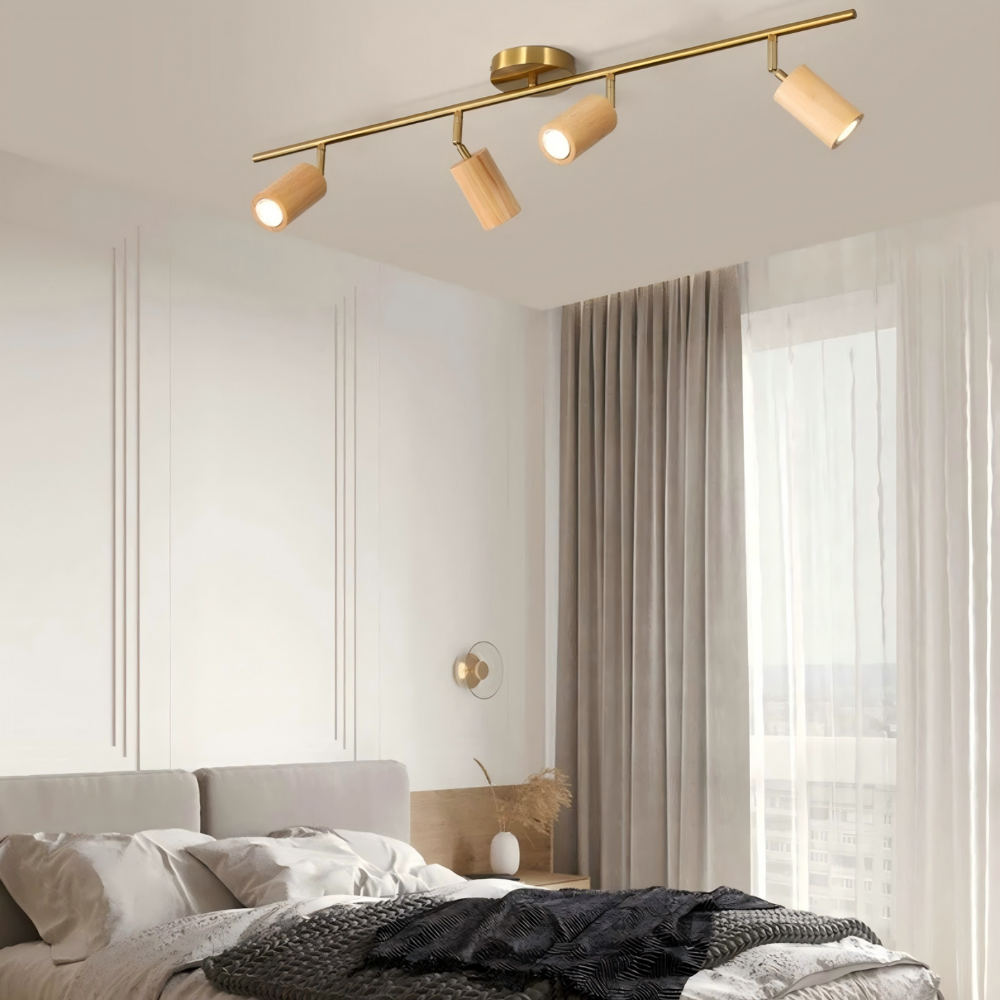 Liora Wooden LED Track Light