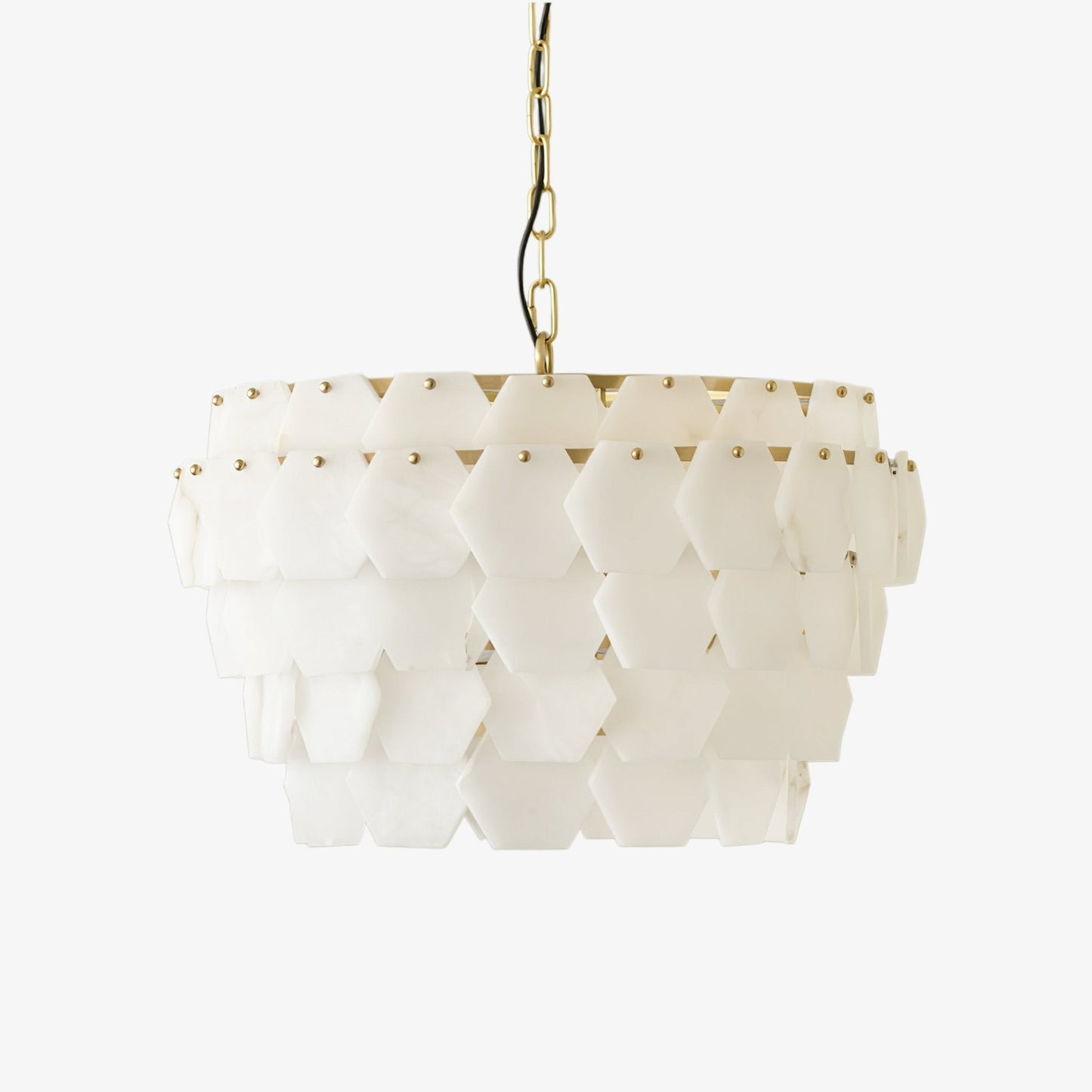 Evenaris Honeycomb Alabaster Chandelier
