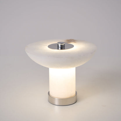 Eurnoran Mushroom Shaped Alabaster Table Lamp