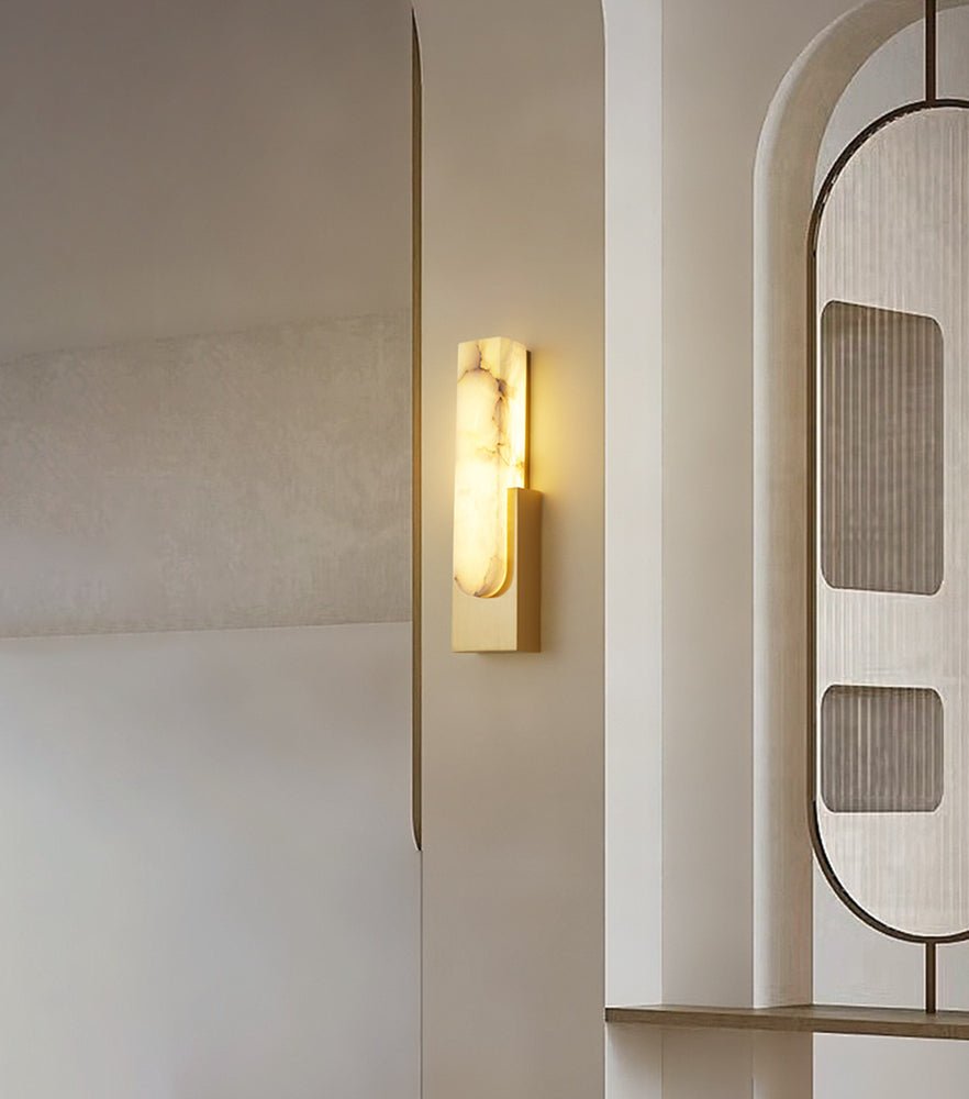 Claudia Alabaster Wall Light