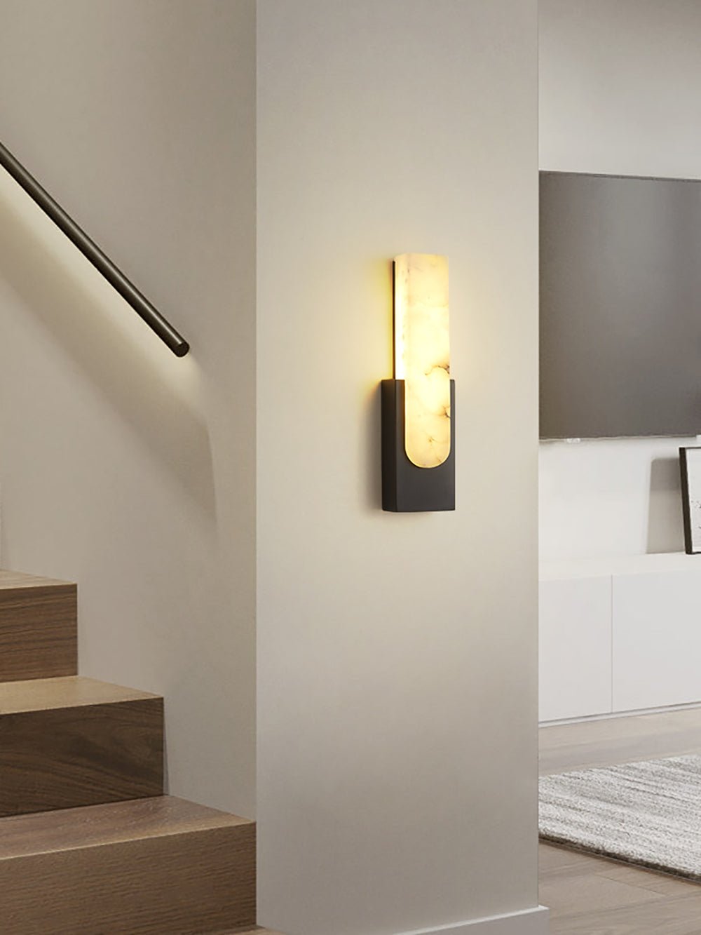 Claudia Alabaster Wall Light