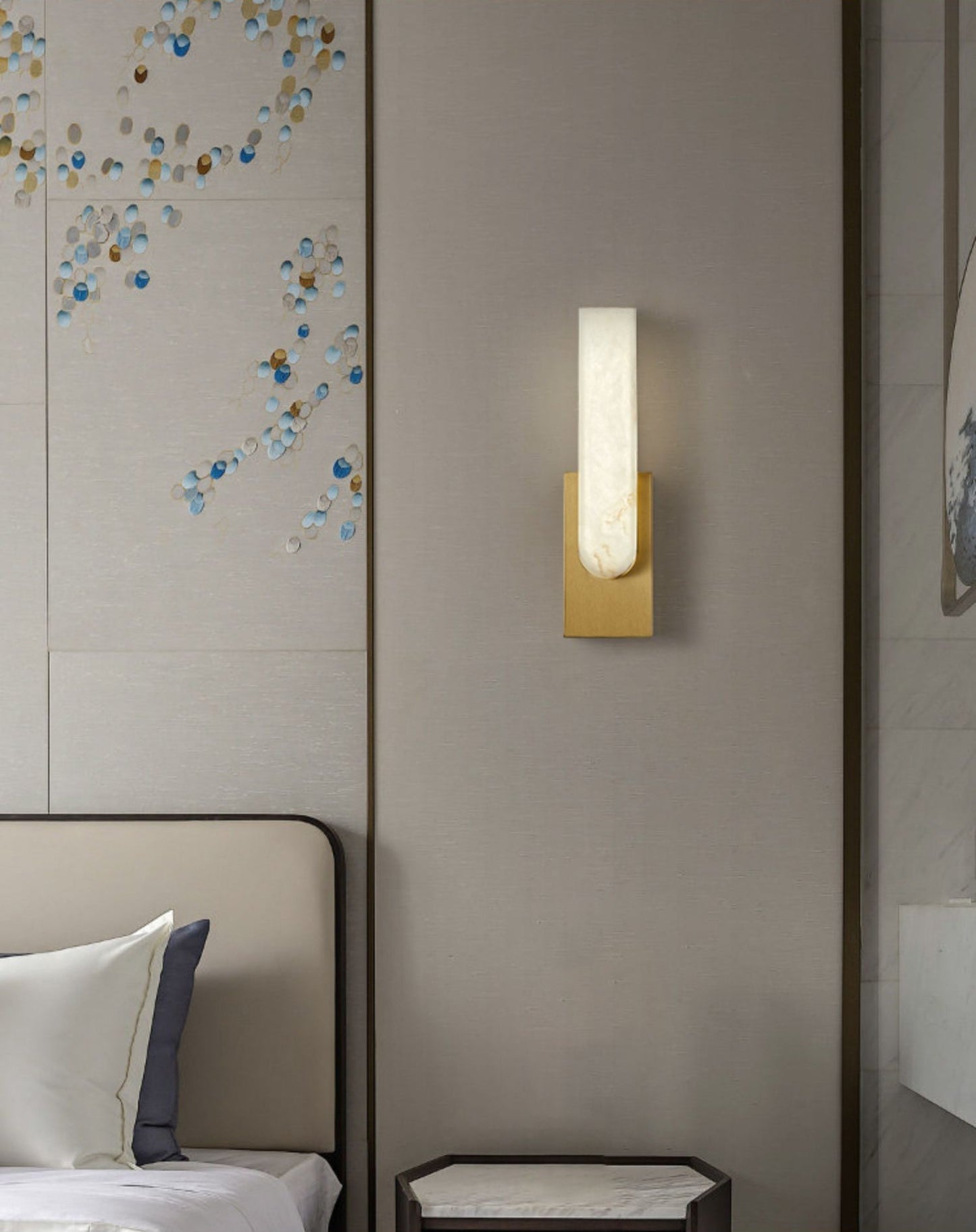 Claudia Alabaster Wall Light