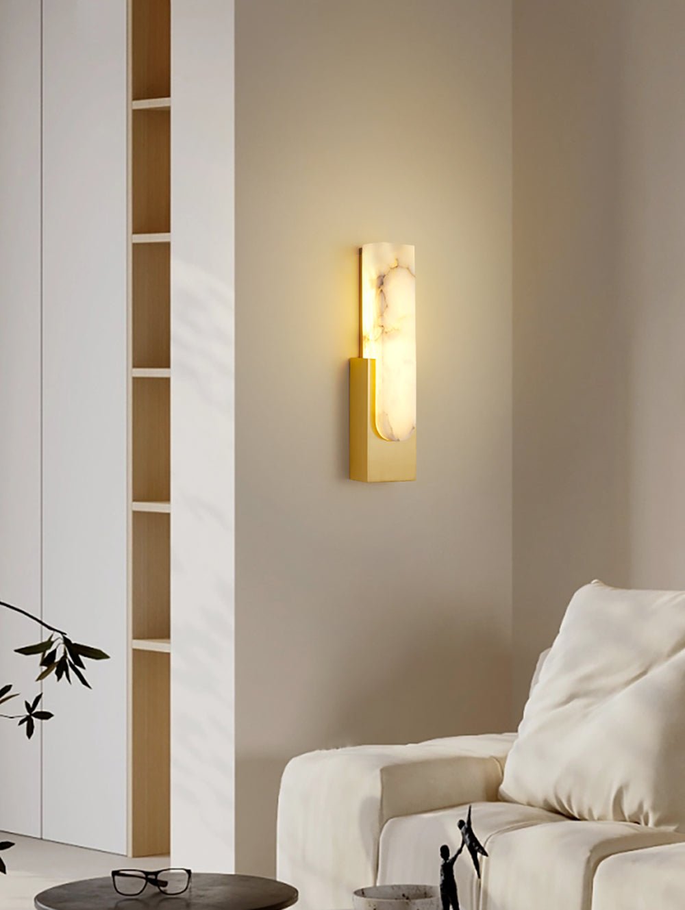 Claudia Alabaster Wall Light