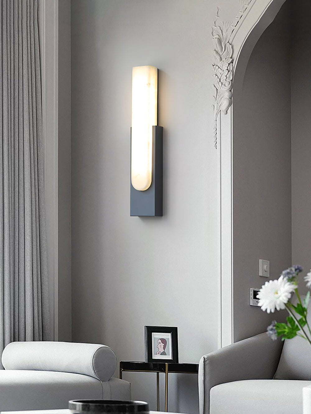 Claudia Alabaster Wall Light