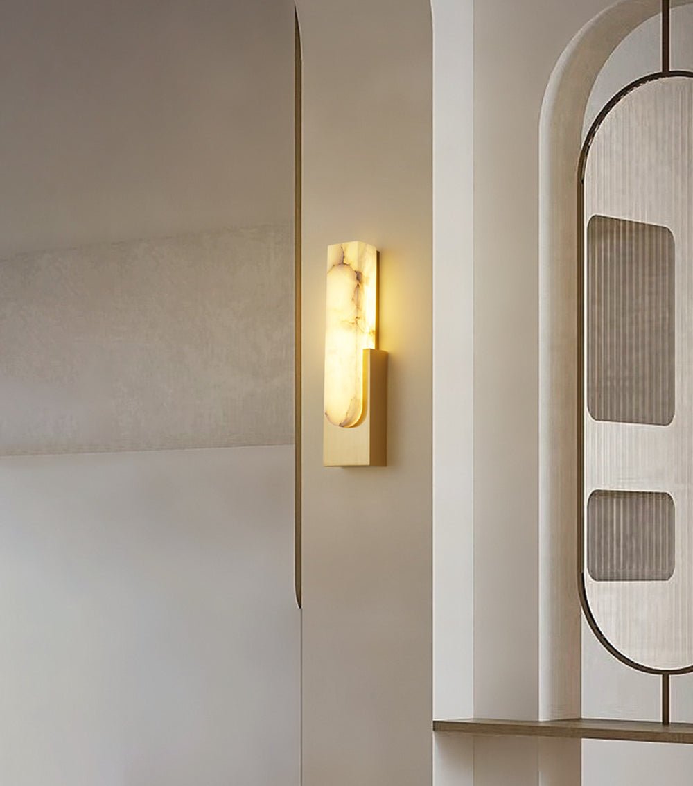 Claudia Alabaster Wall Light