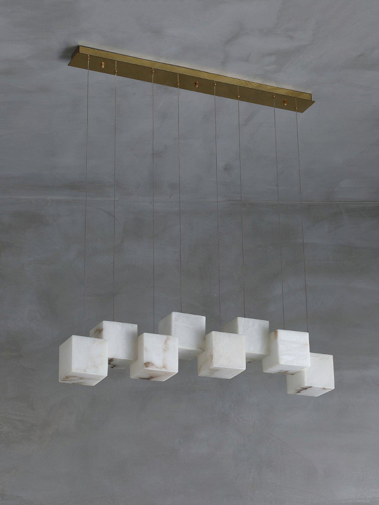 Eurraeel Alabaster Spiral Chandelier
