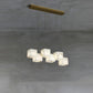 Eurraeel Alabaster Spiral Chandelier