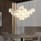 Eurraeel Alabaster Spiral Chandelier