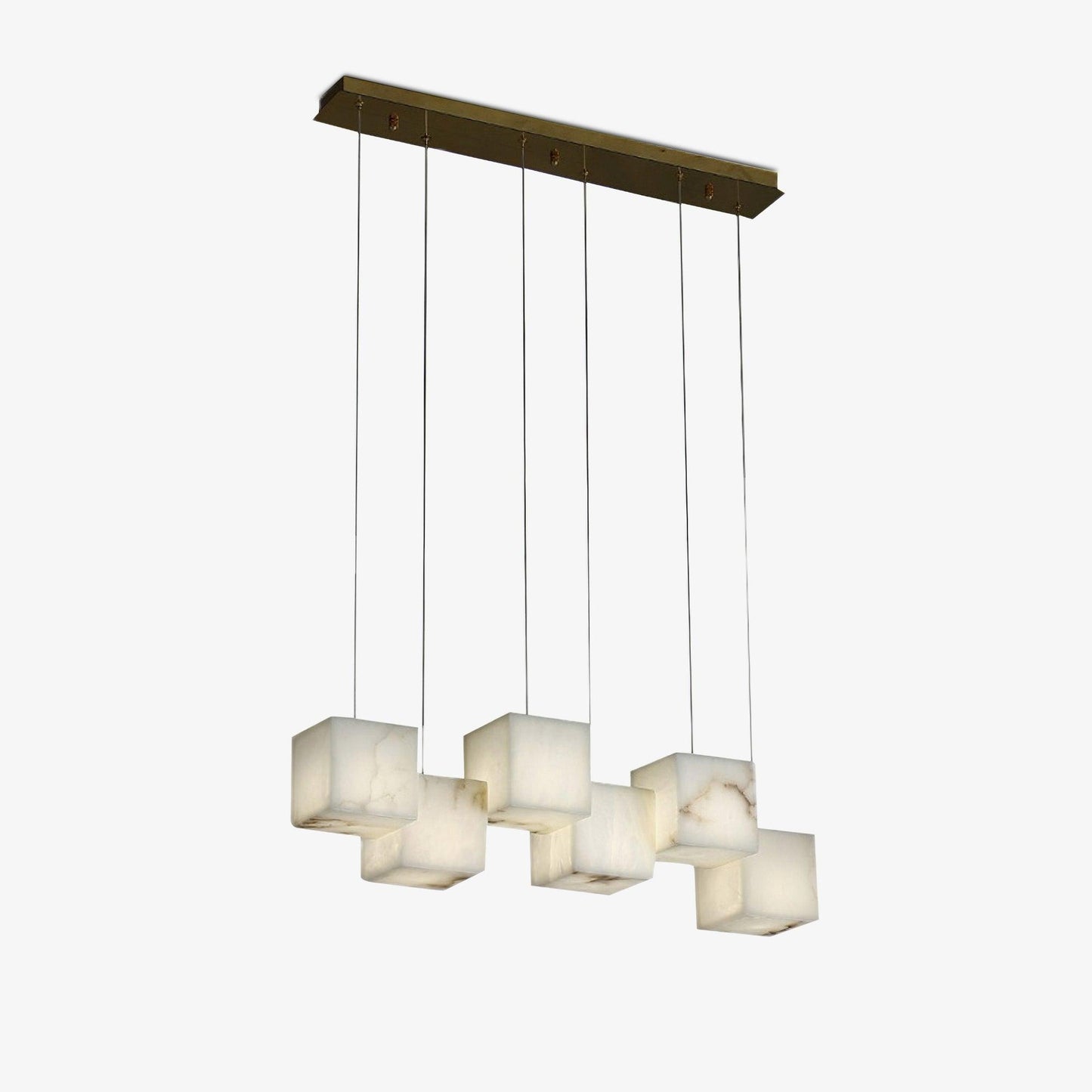 Eurraeel Alabaster Spiral Chandelier