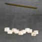 Eurraeel Alabaster Spiral Chandelier