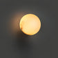 Vevinir Alabaster Globe Wall Light