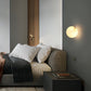 Vevinir Alabaster Globe Wall Light