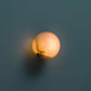 Vevinir Alabaster Globe Wall Light