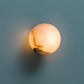 Vevinir Alabaster Globe Wall Light