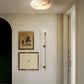 Vanorara Minimalist Alabaster Flush Mount Light
