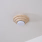 Zadoraris Tiered-disc Travertine Ceiling Light