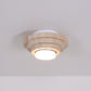 Zadoraris Tiered-disc Travertine Ceiling Light