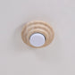 Zadoraris Tiered-disc Travertine Ceiling Light