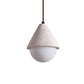Cevynisra Cone Hemisphere Travertine Pendant Light