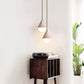 Cevynisra Cone Hemisphere Travertine Pendant Light
