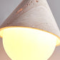 Cevynisra Cone Hemisphere Travertine Pendant Light