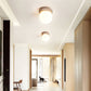 Colaeiel Disc-globe Travertine Ceiling Light