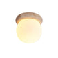 Colaeiel Disc-globe Travertine Ceiling Light