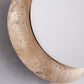 Caliror Round-plate Travertine Wall Light