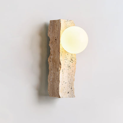 Elnoren Organic Travertine Wall Light