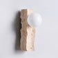 Elnoren Organic Travertine Wall Light