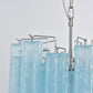 Aurora Chandelier Azzura Murano Glass Tube Coastal