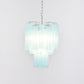 Aurora Chandelier Azzura Murano Glass Tube Coastal