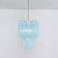 Aurora Chandelier Azzura Murano Glass Tube Coastal
