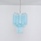 Aurora Chandelier Azzura Murano Glass Tube Coastal