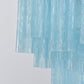 Aurora Chandelier Azzura Murano Glass Tube Coastal