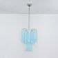 Aurora Chandelier Azzura Murano Glass Tube Coastal