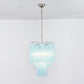 Aurora Chandelier Azzura Murano Glass Tube Coastal