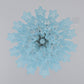 Aurora Chandelier Azzura Murano Glass Tube Coastal